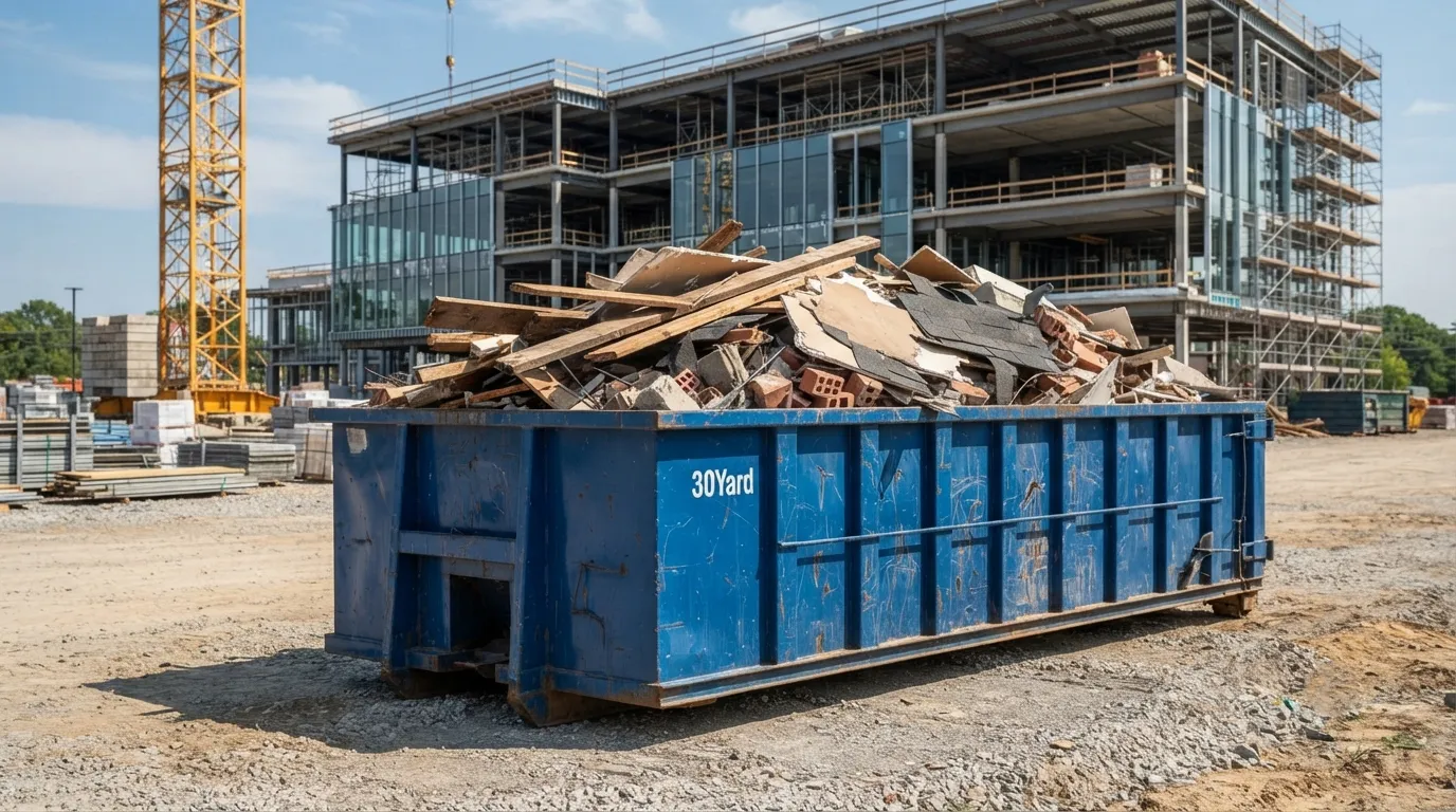 30 yard dumpster rental from our Boca Raton fleet